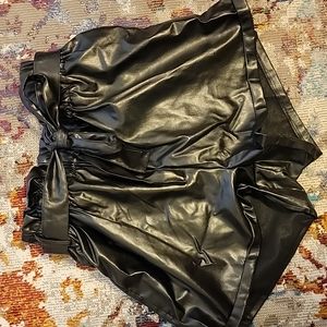 Leather Shorts